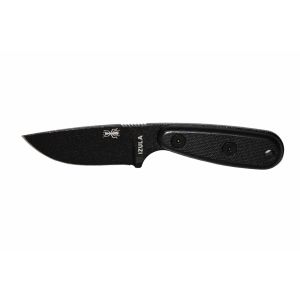 ESEE Izula Black Fixed Blade Survival Knife with Black G10 Handle